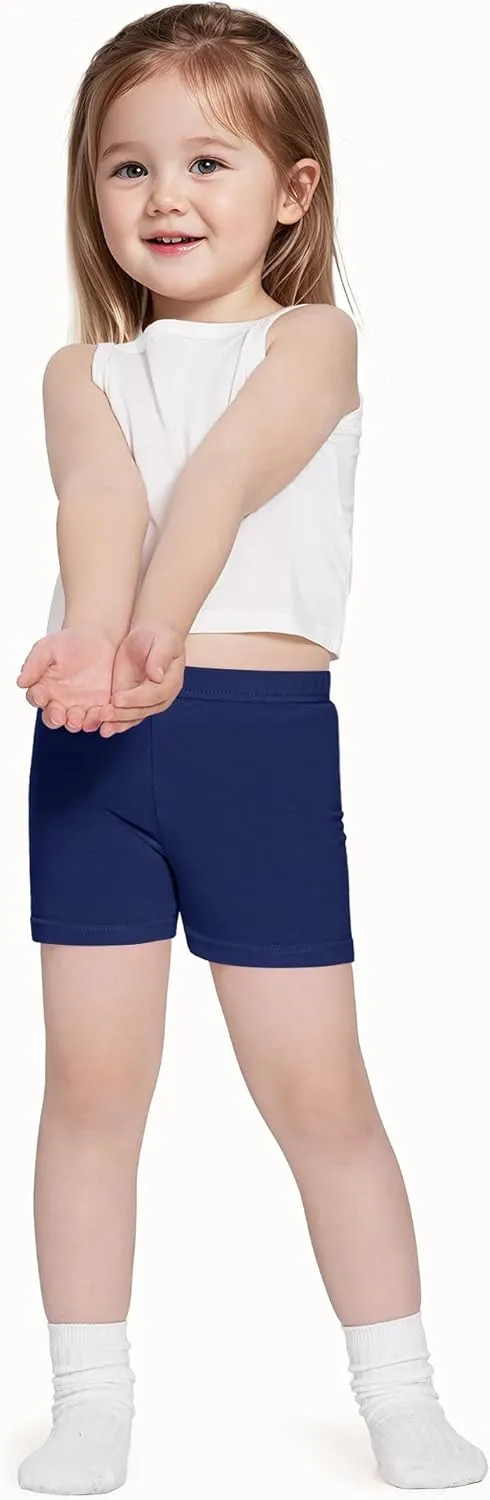 3 Pack Baby Girls Bike Shorts Toddler Girl Athletic Dance Short Soft Cotton Summer Clothes Size 18M-5T