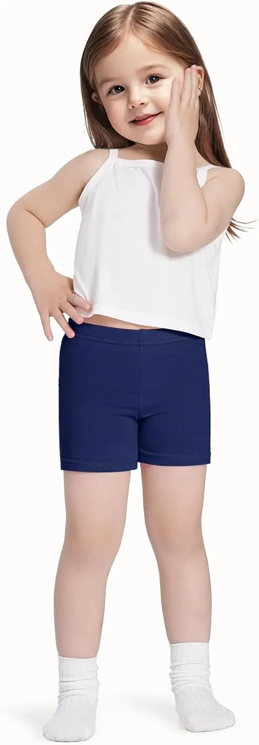 3 Pack Baby Girls Bike Shorts Toddler Girl Athletic Dance Short Soft Cotton Summer Clothes Size 18M-5T