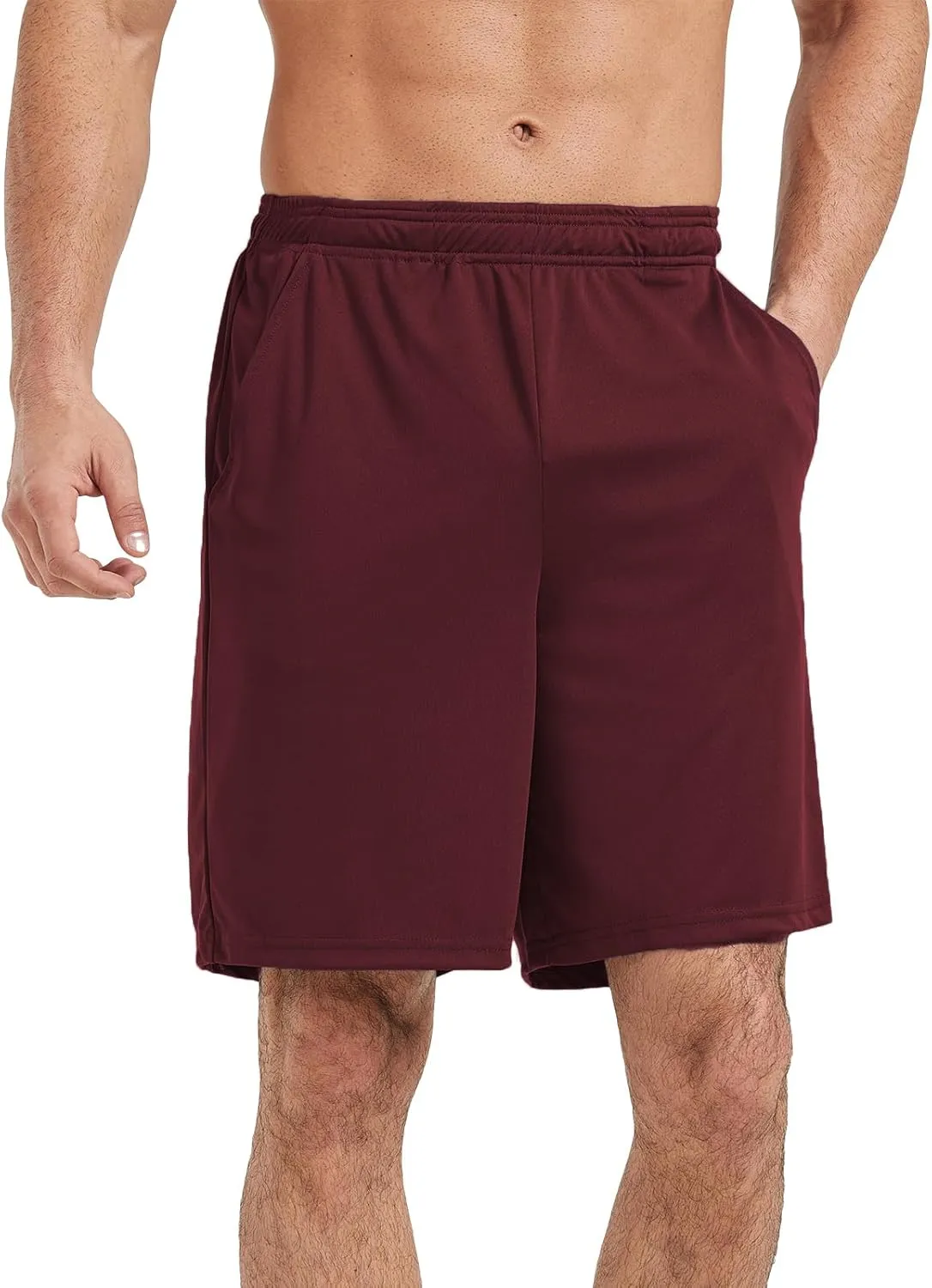 5 Pack Men's Athletic Gym Shorts with Pockets Quick Dry Activewear Workout Running Shorts for Men