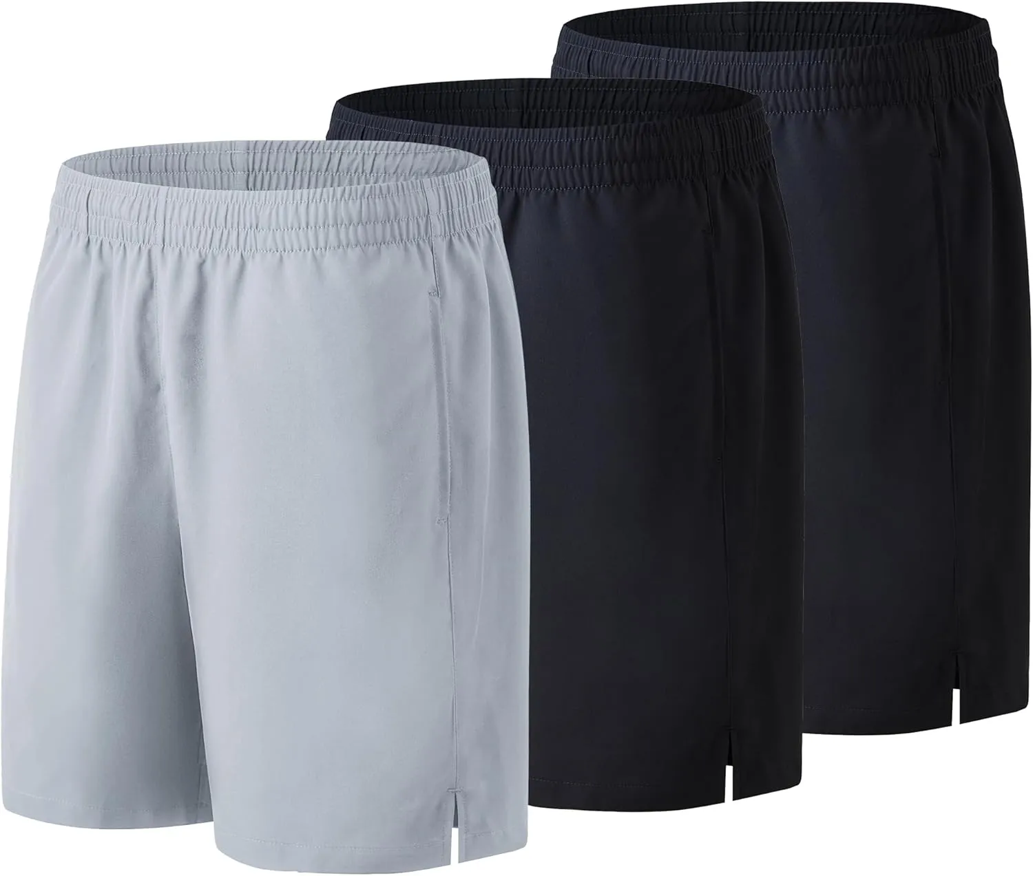 7" Men's Running Shorts Athletic Gym Shorts Lightweight Quick Dry Workout Short with Pockets