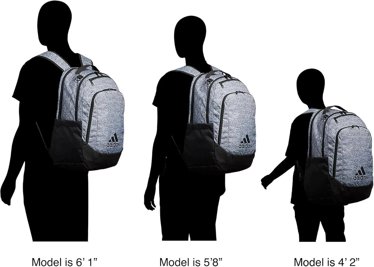 adidas Defender Sports, Soccer Bags and Basketball Backpacks for Holding Balls, Featuring Shoe Compartment, Black/Black, One Size