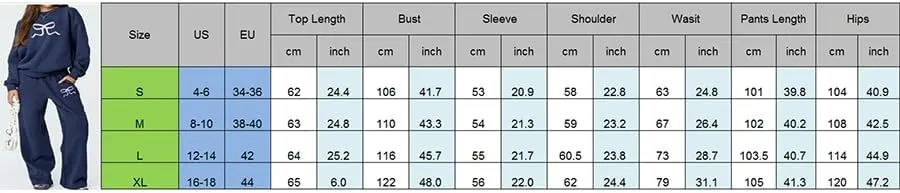 Bow Sweatsuits for Women Two Piece Tracksuit Graphic Oversized Hoodie Sweatshirt Sweatpants Sweat Set for Teen Girl