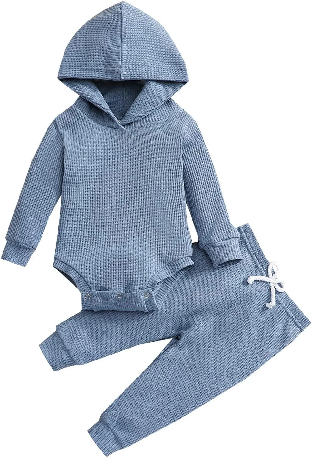 Boy's Pant Sets Fall Winter Long Sleeve Pullover Hoodie and Jogger Sweatpants Set Classic Stylish Outfits