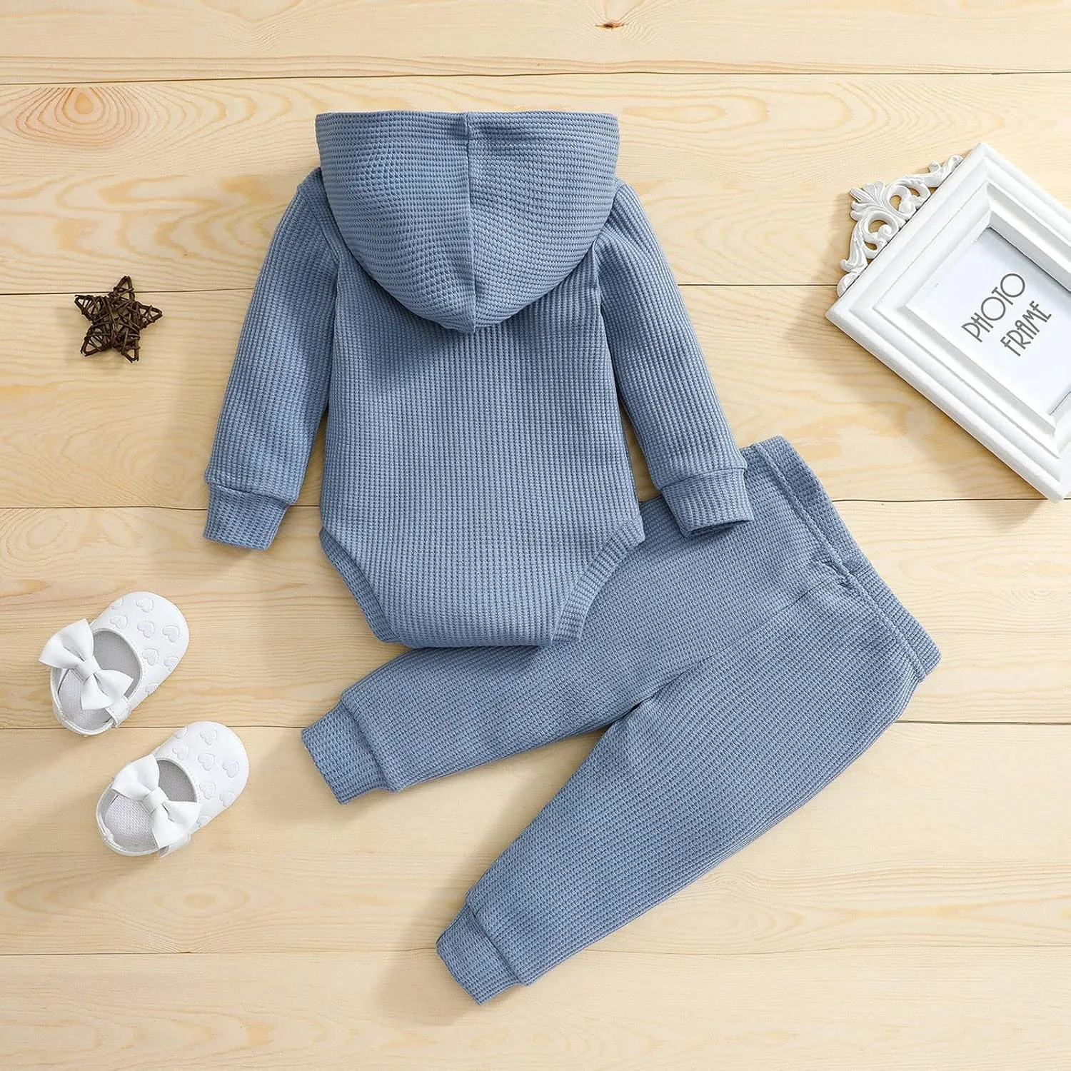 Boy's Pant Sets Fall Winter Long Sleeve Pullover Hoodie and Jogger Sweatpants Set Classic Stylish Outfits