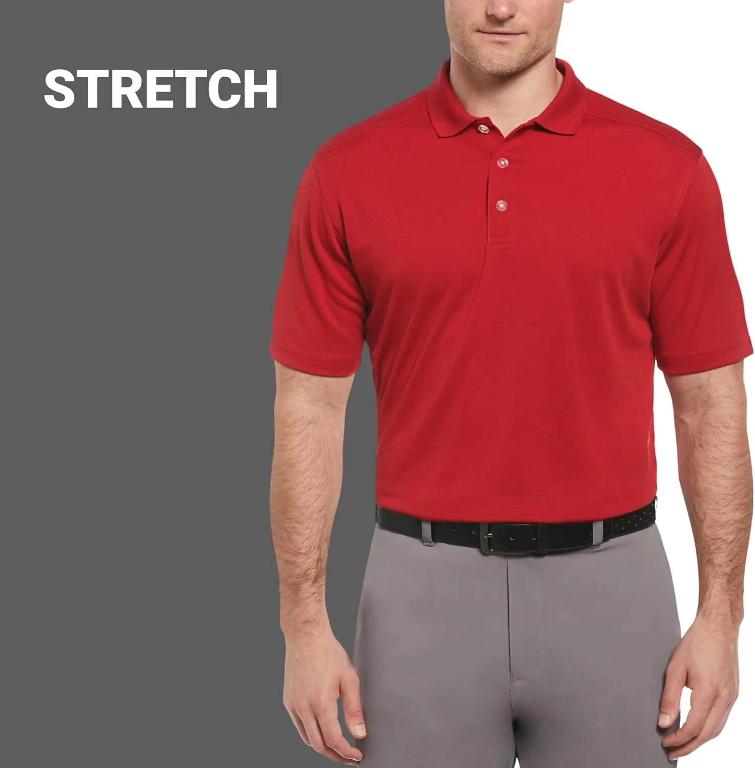 Callaway Men's Short Sleeve Core Performance Stretch Golf Polo, Sun Protection, Moisture-Wicking (Available in Big & Tall)