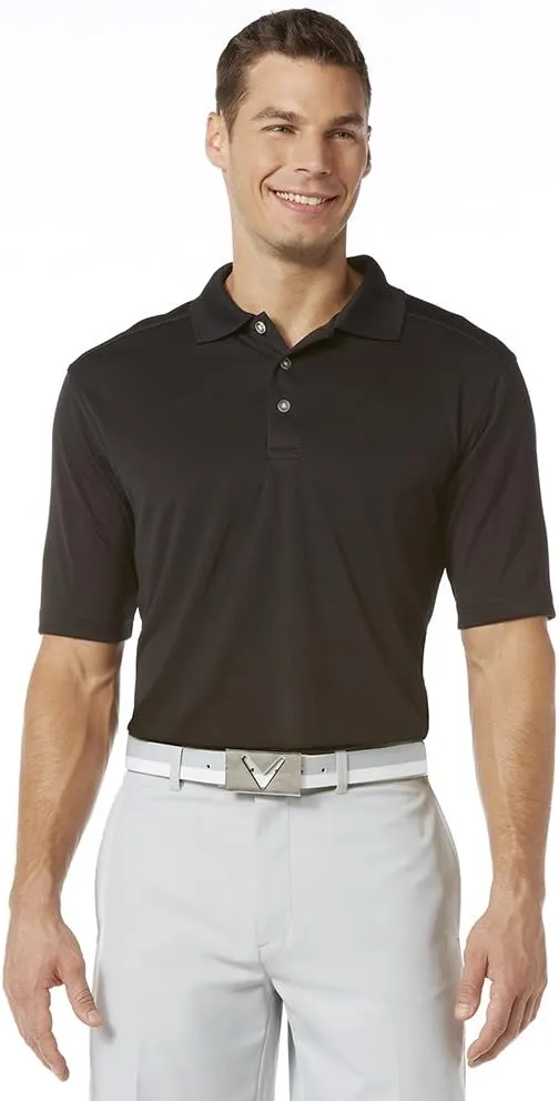 Callaway Men's Short Sleeve Core Performance Stretch Golf Polo, Sun Protection, Moisture-Wicking (Available in Big & Tall)