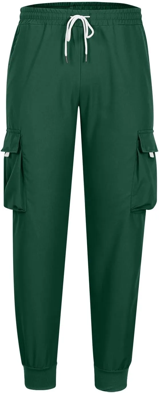 Cargo Joggers Men Baggy Casual Athletic Jogger Cargo Pants Drawstring Fashion Y2k Streetwear PantalóN Cargo Hombre