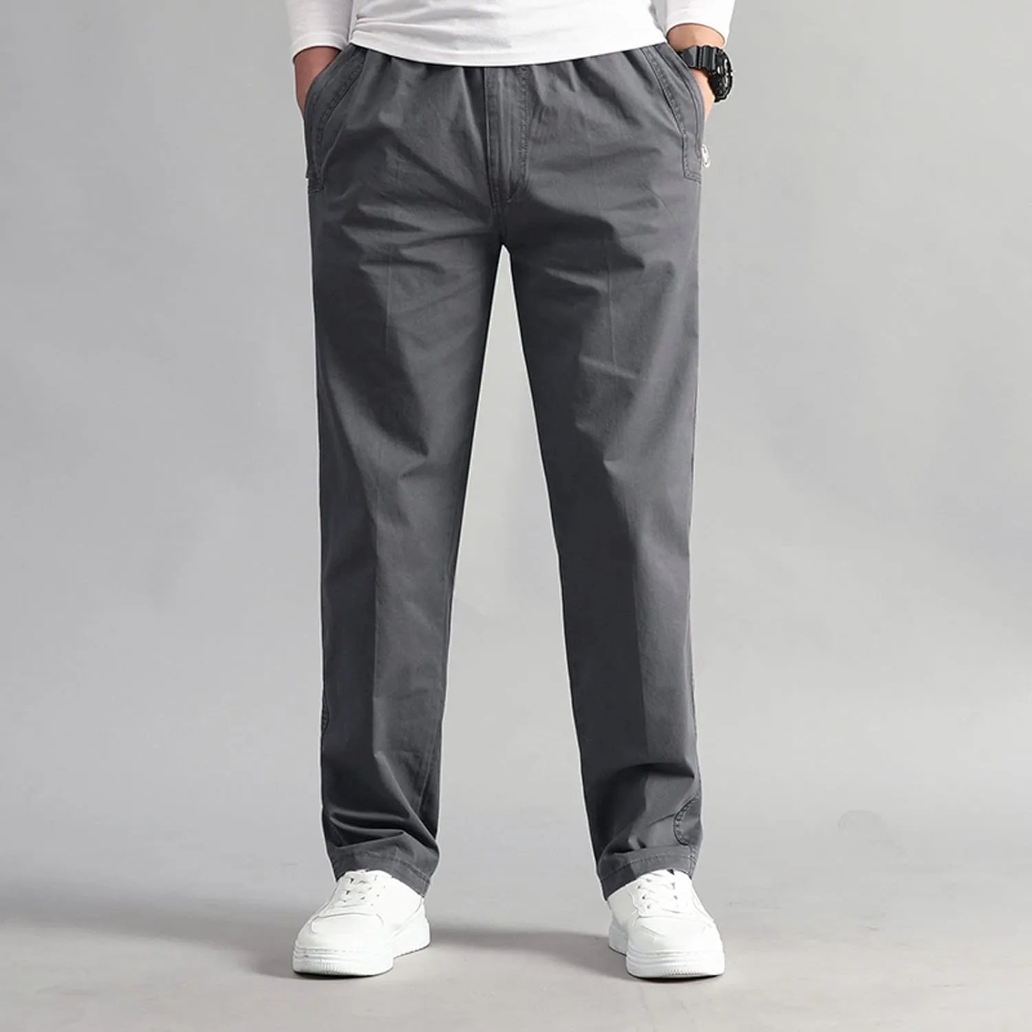 Cargo Pants for Men Big and Tall, Pants Men's Cargo Trousers Work Ripstop Cargo Pants Lightweight Cotton Jogger Work