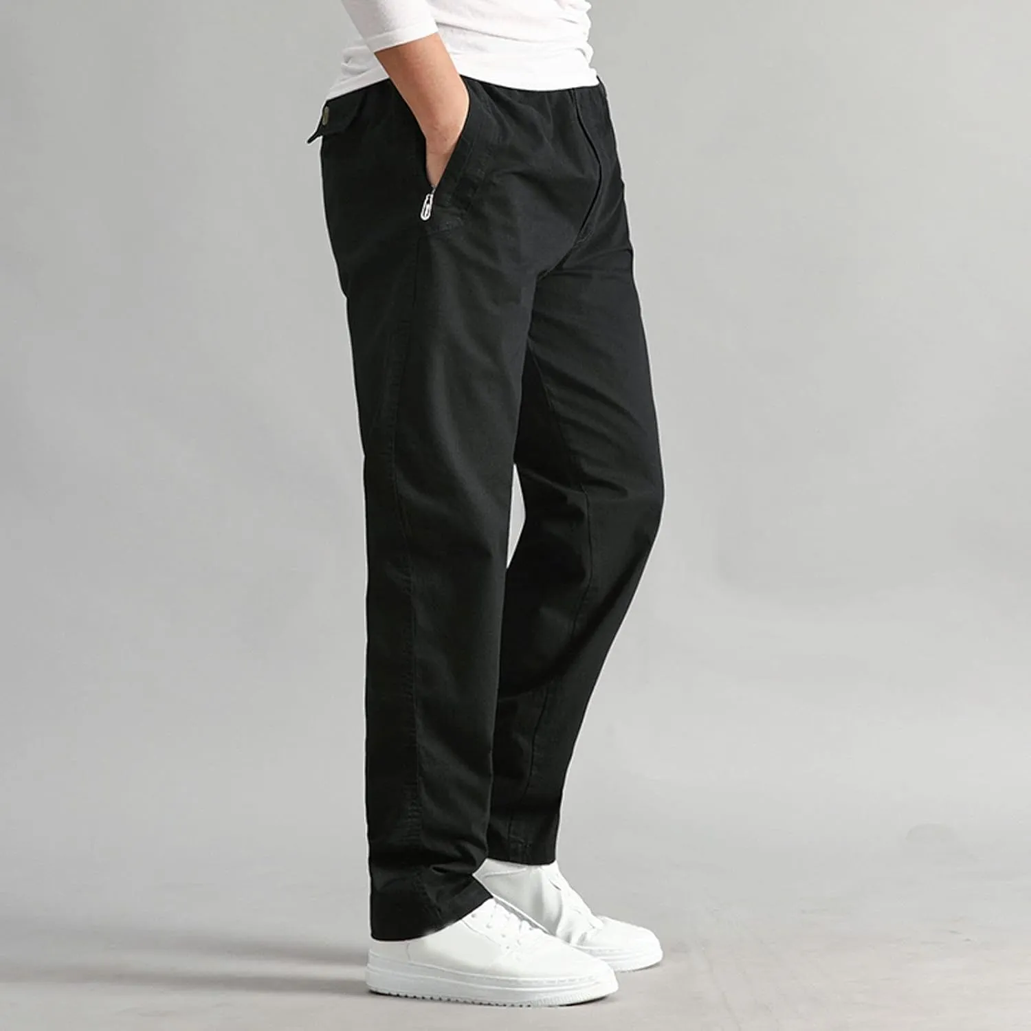 Cargo Pants for Men Big and Tall, Pants Men's Cargo Trousers Work Ripstop Cargo Pants Lightweight Cotton Jogger Work