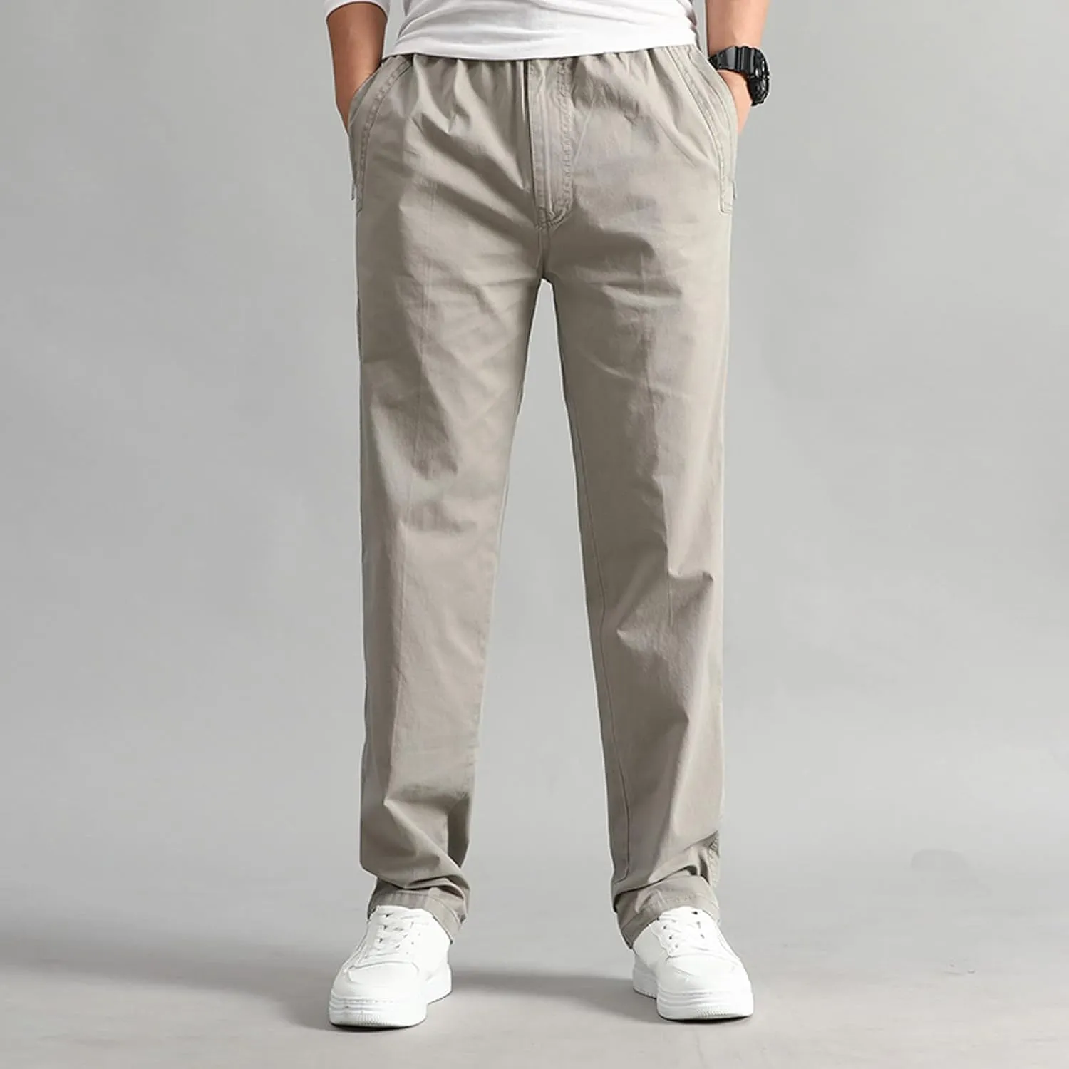 Cargo Pants for Men Big and Tall, Pants Men's Cargo Trousers Work Ripstop Cargo Pants Lightweight Cotton Jogger Work
