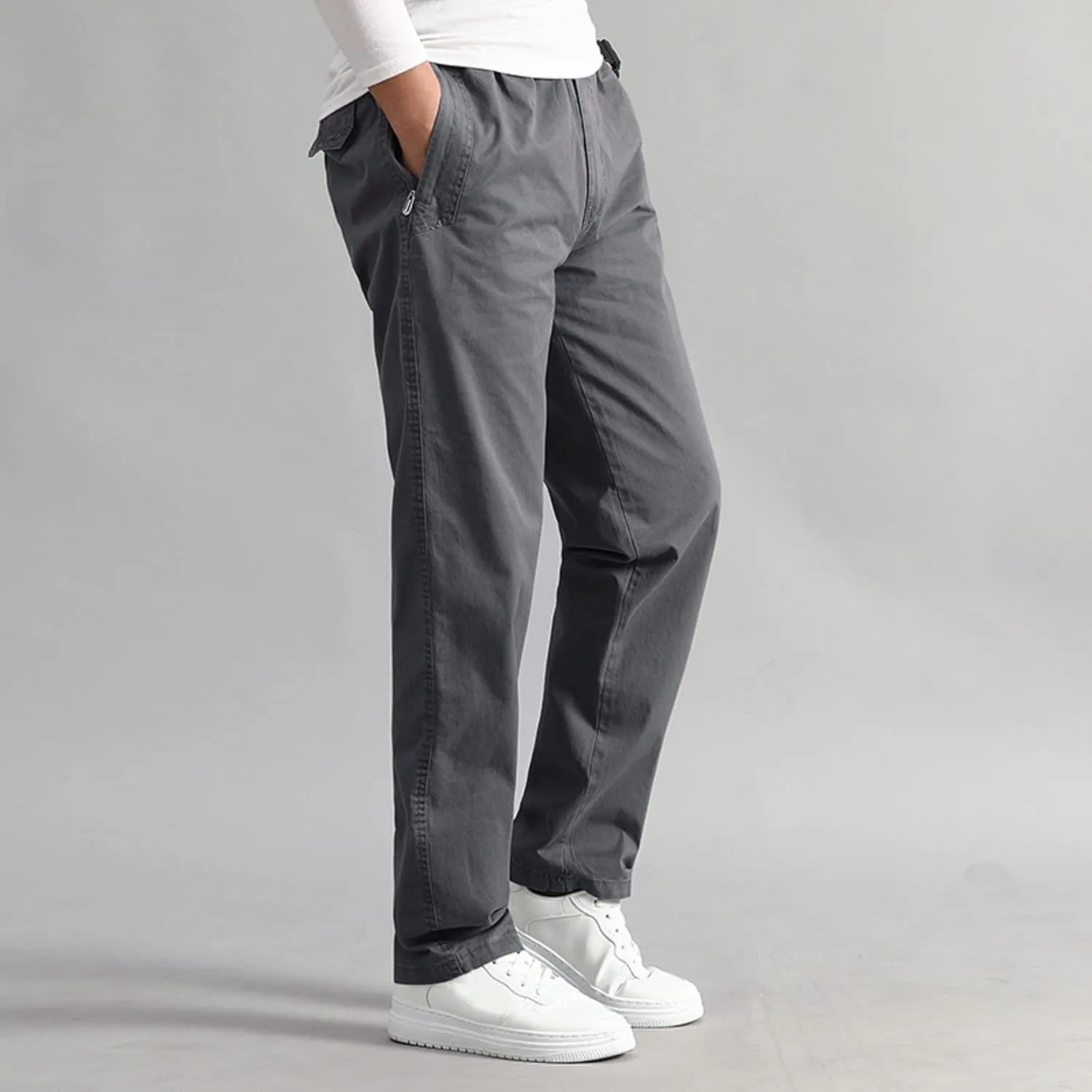 Cargo Pants for Men Big and Tall, Pants Men's Cargo Trousers Work Ripstop Cargo Pants Lightweight Cotton Jogger Work