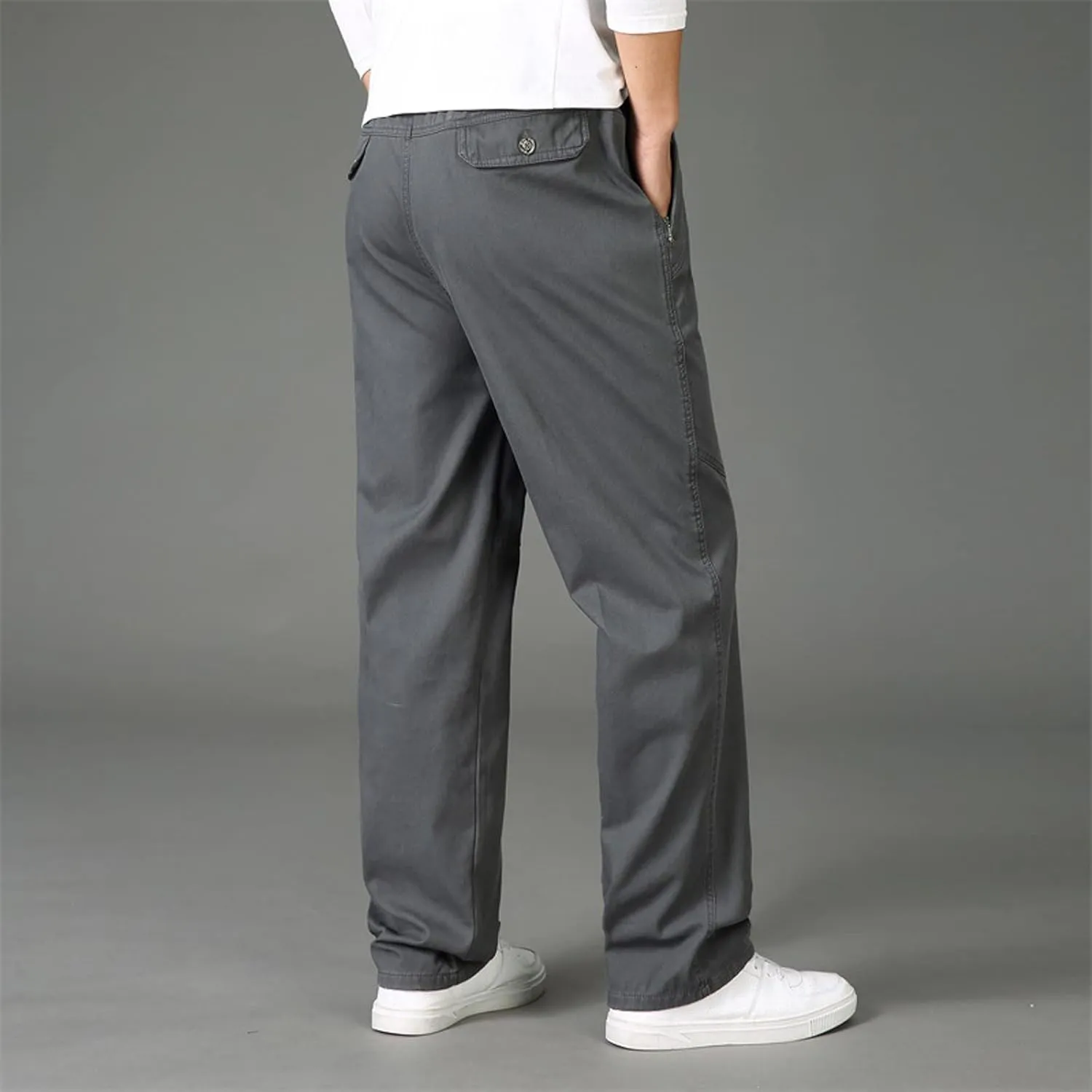 Cargo Pants for Men Big and Tall, Pants Men's Cargo Trousers Work Ripstop Cargo Pants Lightweight Cotton Jogger Work