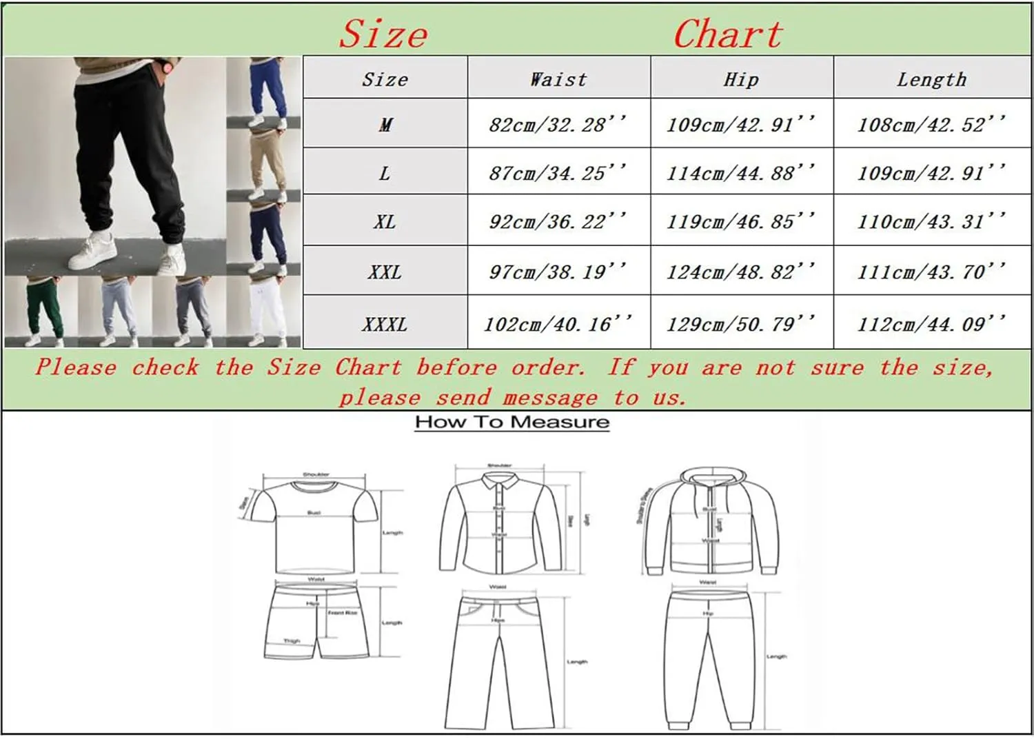 Cargo Pants for Men Relaxed Fit Gifts for Men Casual Cargo Pants Hiking Pants Workout Joggers Men's Cargo Sweatpants