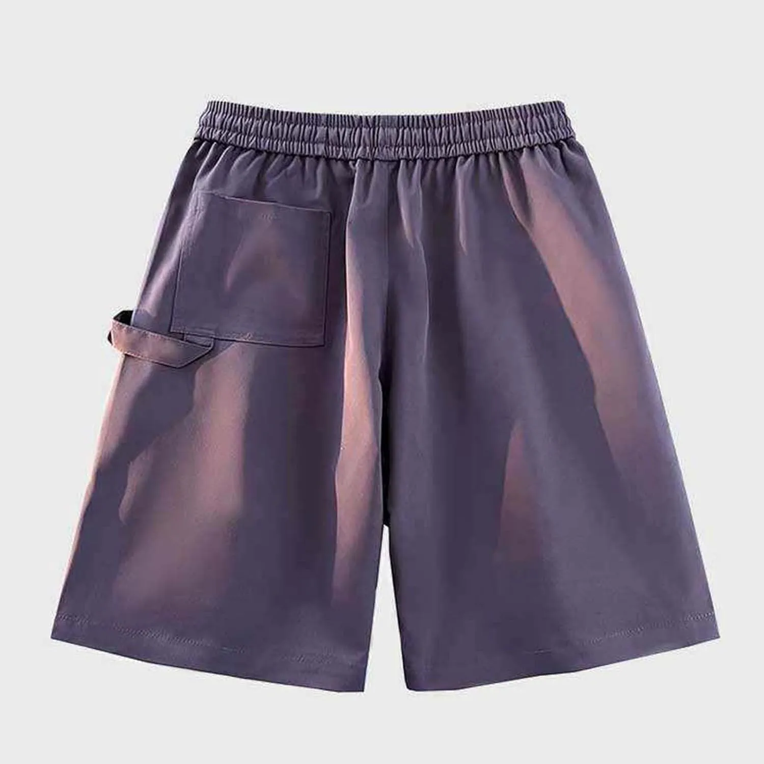 Cargo Shorts for Men Relaxed Fit Elastic Drawstring Shorts Summer Beach Fashion Athletic Outfits with Pockets