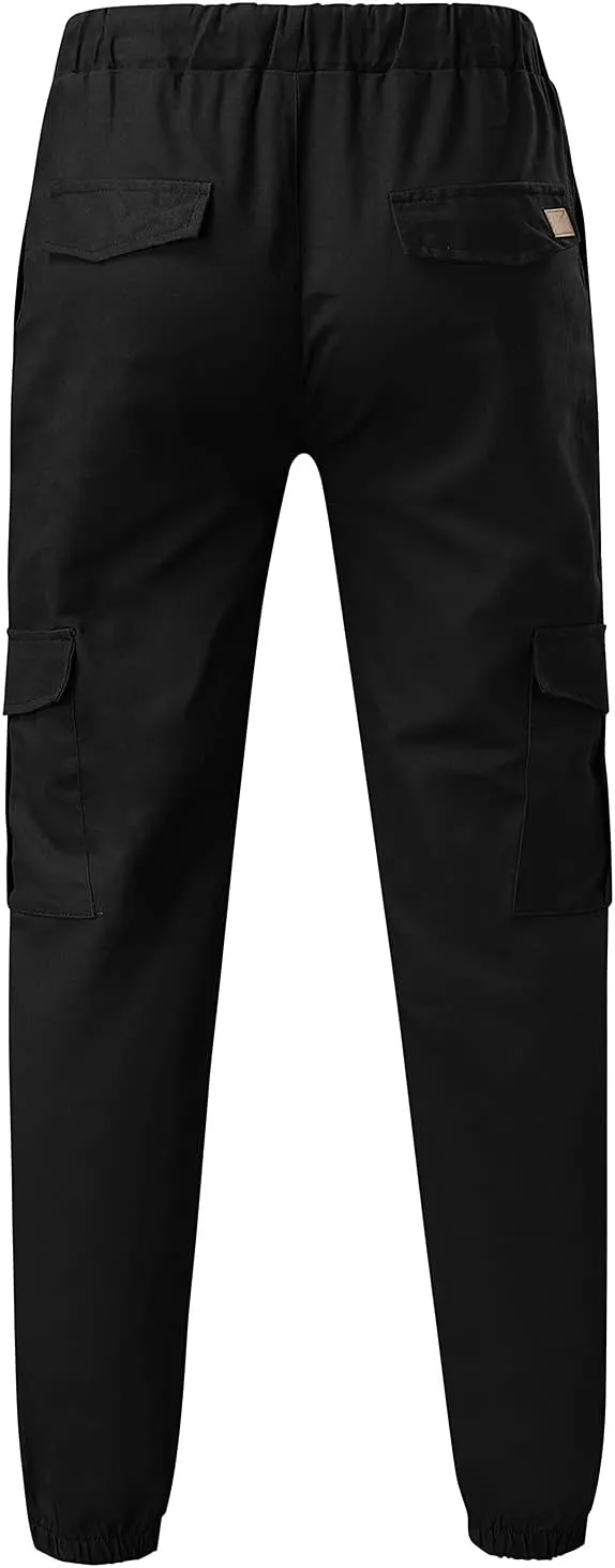 Cargo Sweatpants for Men Mens Lounge Pants Men Casual Cargo Pants Hiking Pants Workout Joggers Men's Reflective Cargo