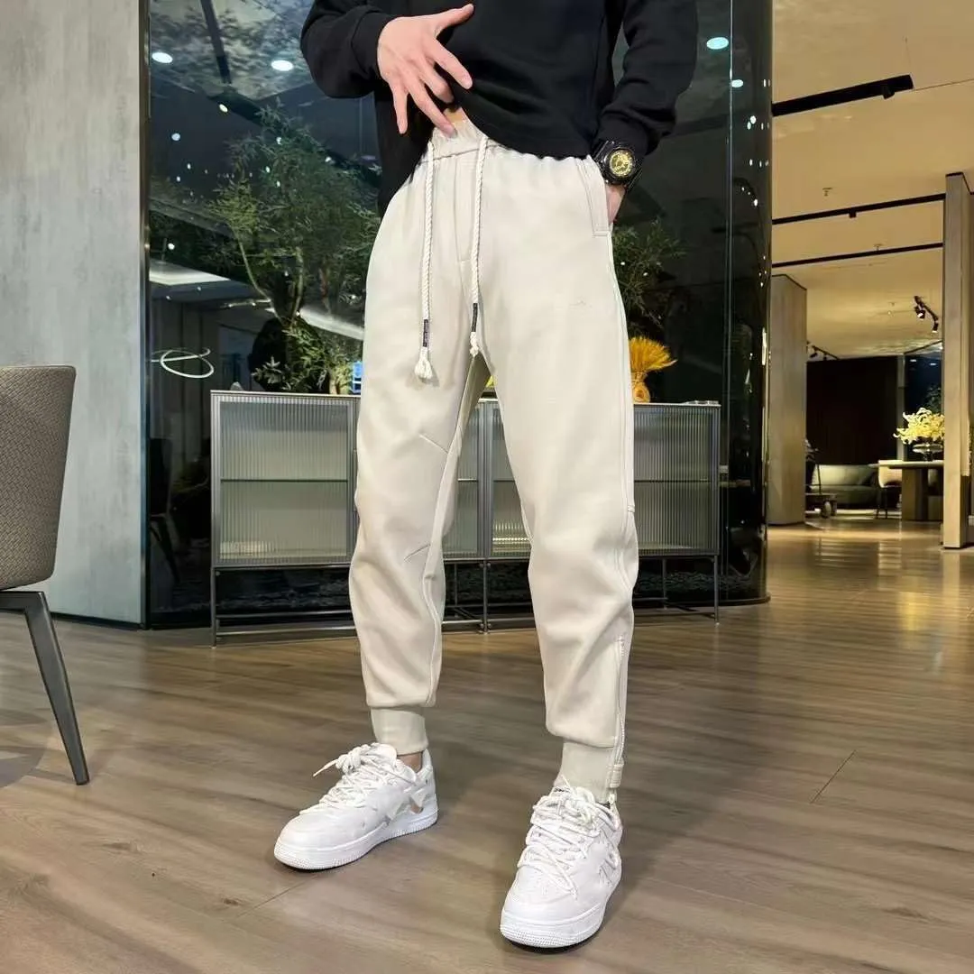 Casual Pants Men's Elastic Waist Streetwear Sport Joggers Trousers