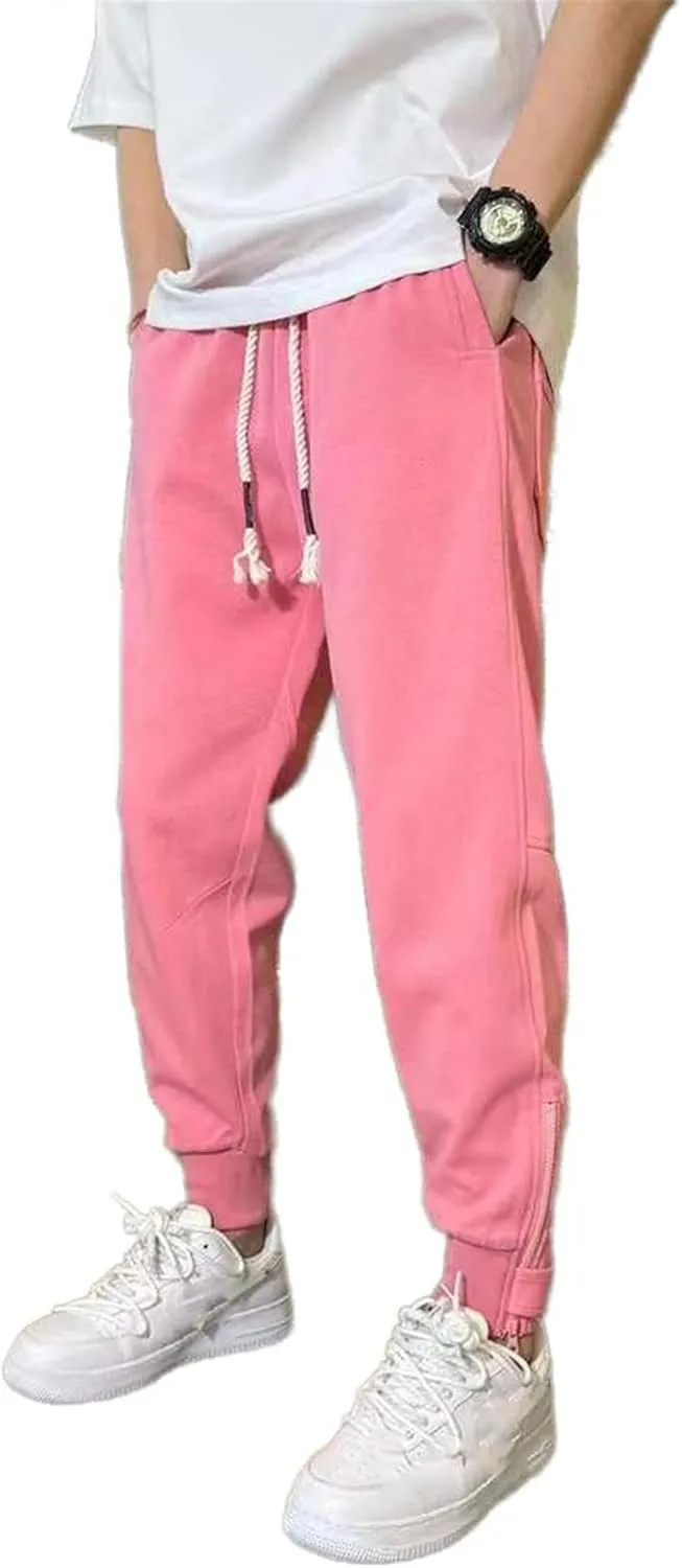 Casual Pants Men's Elastic Waist Streetwear Sport Joggers Trousers