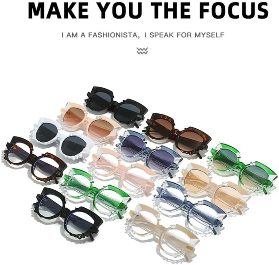 Cat Eye Sunglasses Retro Vintage Eyewear Women Gradient Sun Glasses Shades