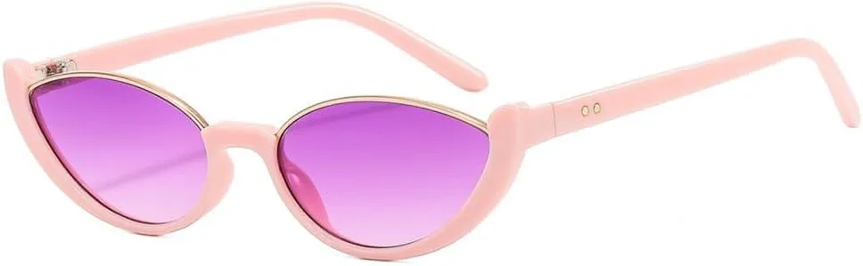 Cat Eye Sunglasses Women Half Frame Trendy Vintage Men Shades Eyewear Luxury Sun Glasses UV400