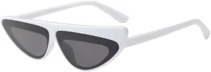 Cat Eye Sunglasses Women Retro Vintage Modern Cateye Frame Narrow Asymmetry Sun Glasses