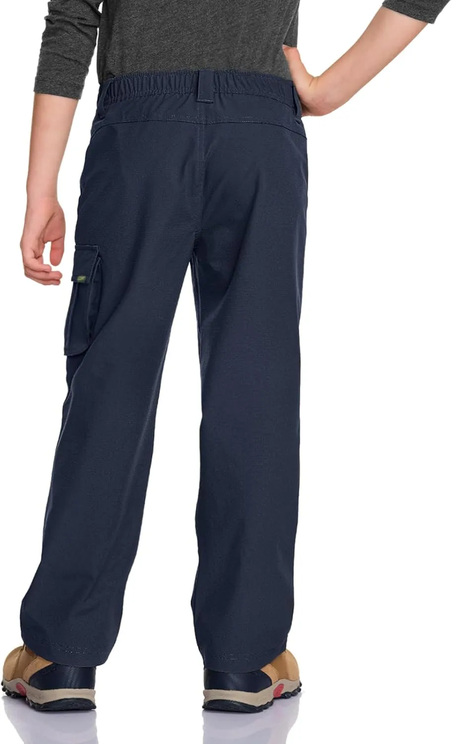 CQR Kids Youth Hiking Cargo Pants, UPF50  Quick Dry Outdoor Camping Pants