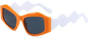 Curved Legs Cat Eye Sunglasses Women Trending Punk Vintage Shades Luxury Sun Glasses Eyewear UV400
