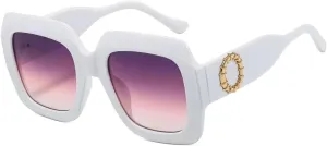 Decorative Sunglasses for Men Women Fashion Retro Vintage Black Uv400