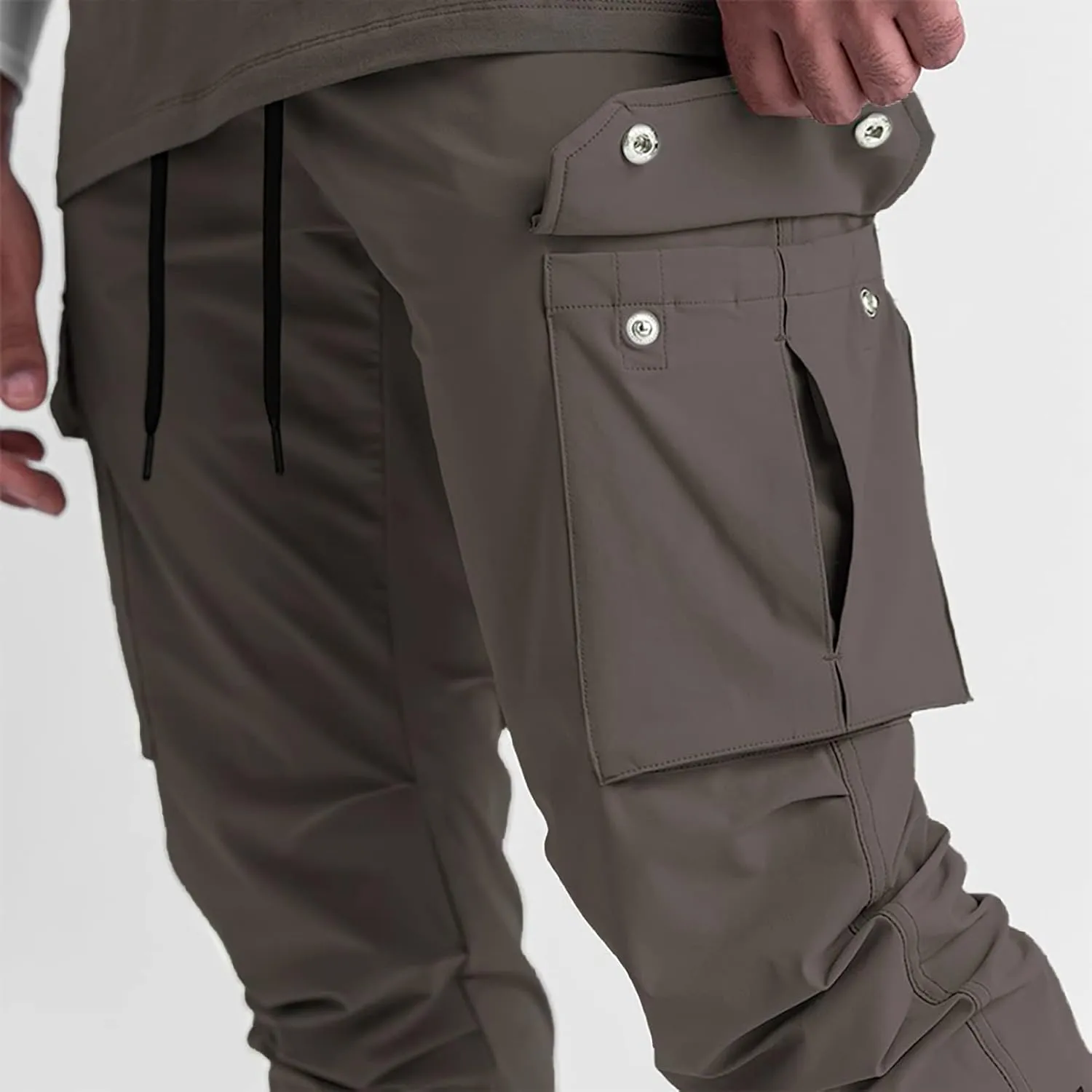 DIOTSR Mens Lightweight Joggers Pants, Cargo Athletic Sweatpants for Men, Slim Workout Pants with Pockets