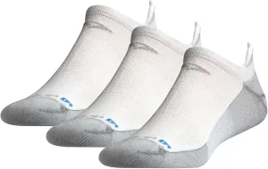 Drymax Sport No Show 3-Pair Pack - Unisex Socks - Breathable Mesh Panels - Flat Toe Seam - Y-heel Stitch