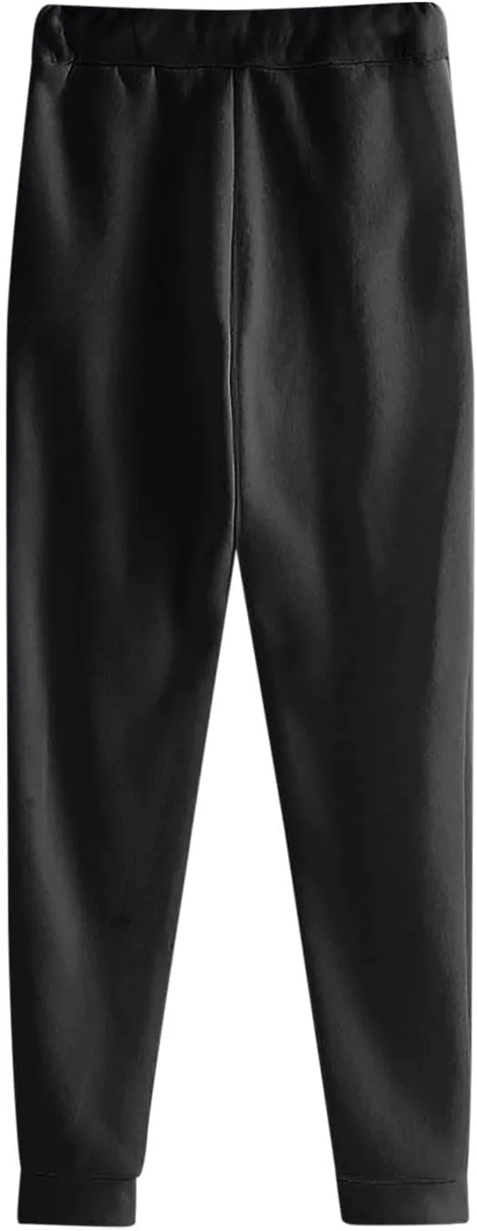 DuDubaby Men Thermal Hoodie Hooded Sportswear Two Piece Long Sleeved Pullover Hoodie Sweatshirt Sweatpants Set