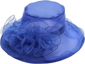 European and Fashion Sun Hat Mesh Lace Flower Sun Hat Outdoor Foldable Large Brim Women's Hat Summer Woman Hats