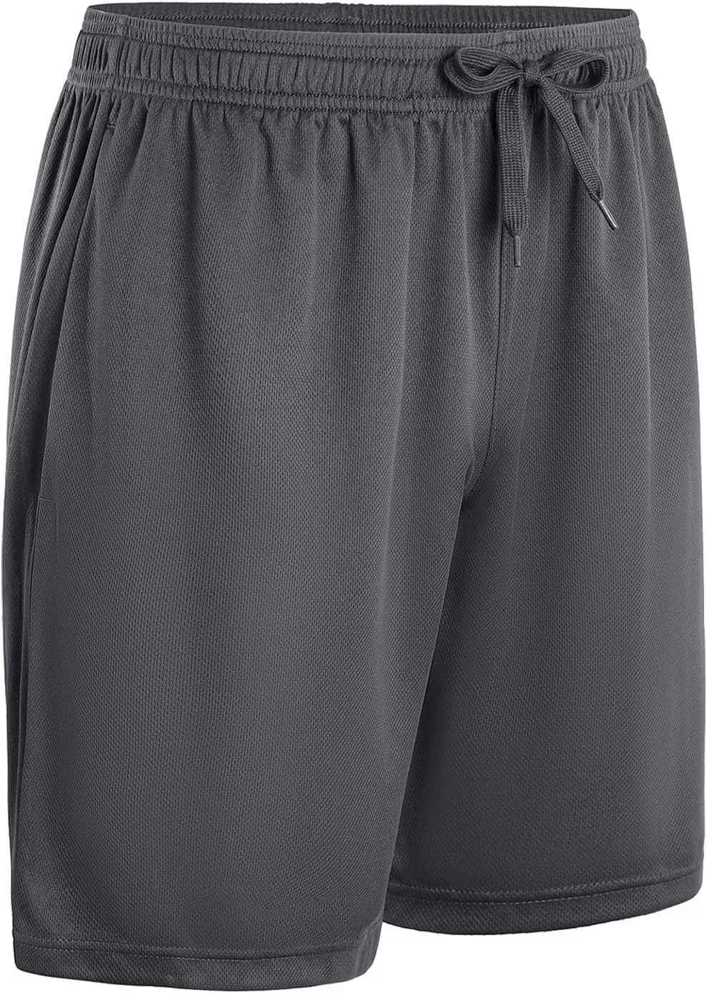 Facitisu Men Athletic Shorts with Pockets Lightweight Activewear Elastic Waistband Quick Dry Gym Running Shorts