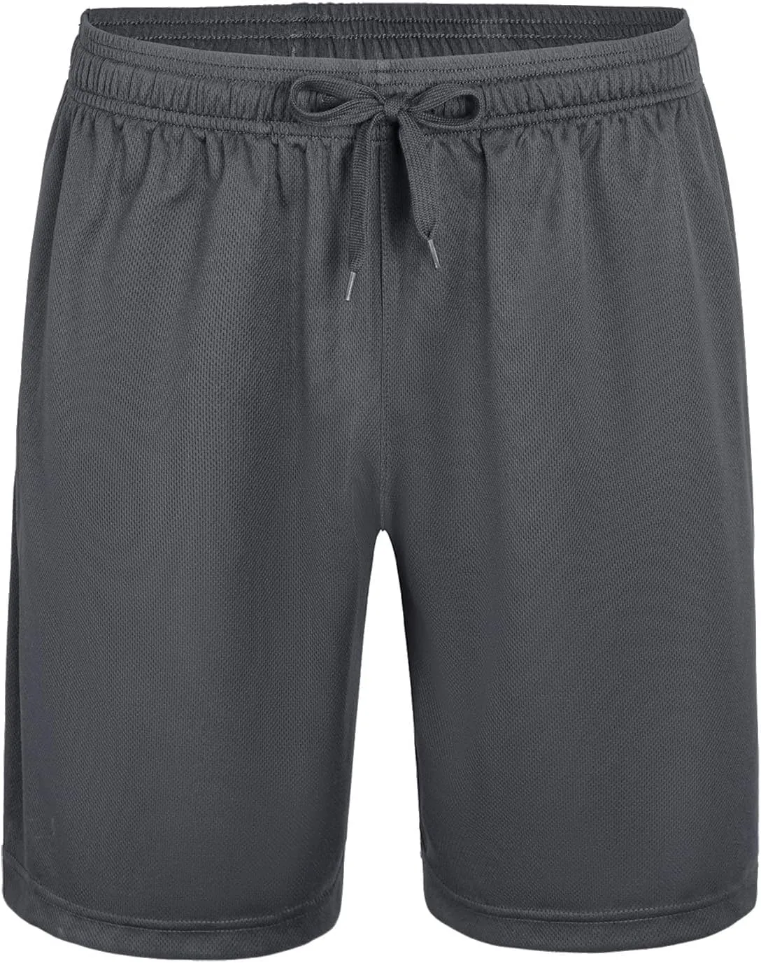 Facitisu Men Athletic Shorts with Pockets Lightweight Activewear Elastic Waistband Quick Dry Gym Running Shorts