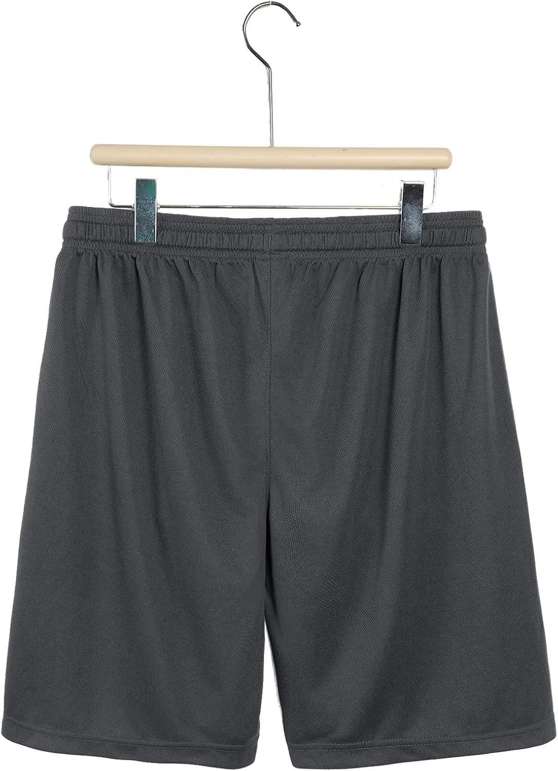 Facitisu Men Athletic Shorts with Pockets Lightweight Activewear Elastic Waistband Quick Dry Gym Running Shorts