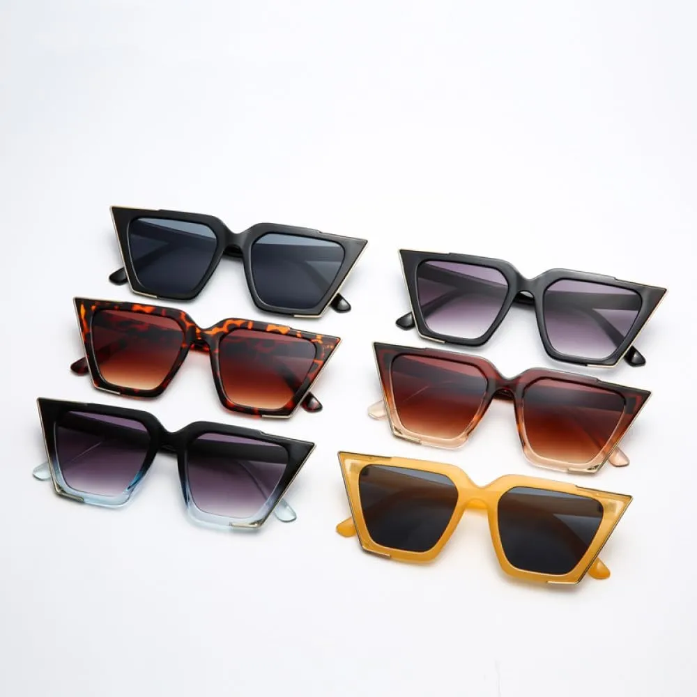 Fashion Cat Eye Sunglasses Women Luxury Vintage Gradient Eyeglasses Retro Cateye Sun Glasses Female Eyewear UV400