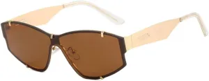 Fashion Cat Eye Sunglasses Women Vintage Rimless Shades Luxury Sun Glasses Frame UV400 Eyewear