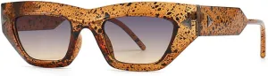 Fashion Cat Eye Women Luxury Sunglasses Vintage Candy Color Eyewear Men Rivets Gradient Sun Glasses