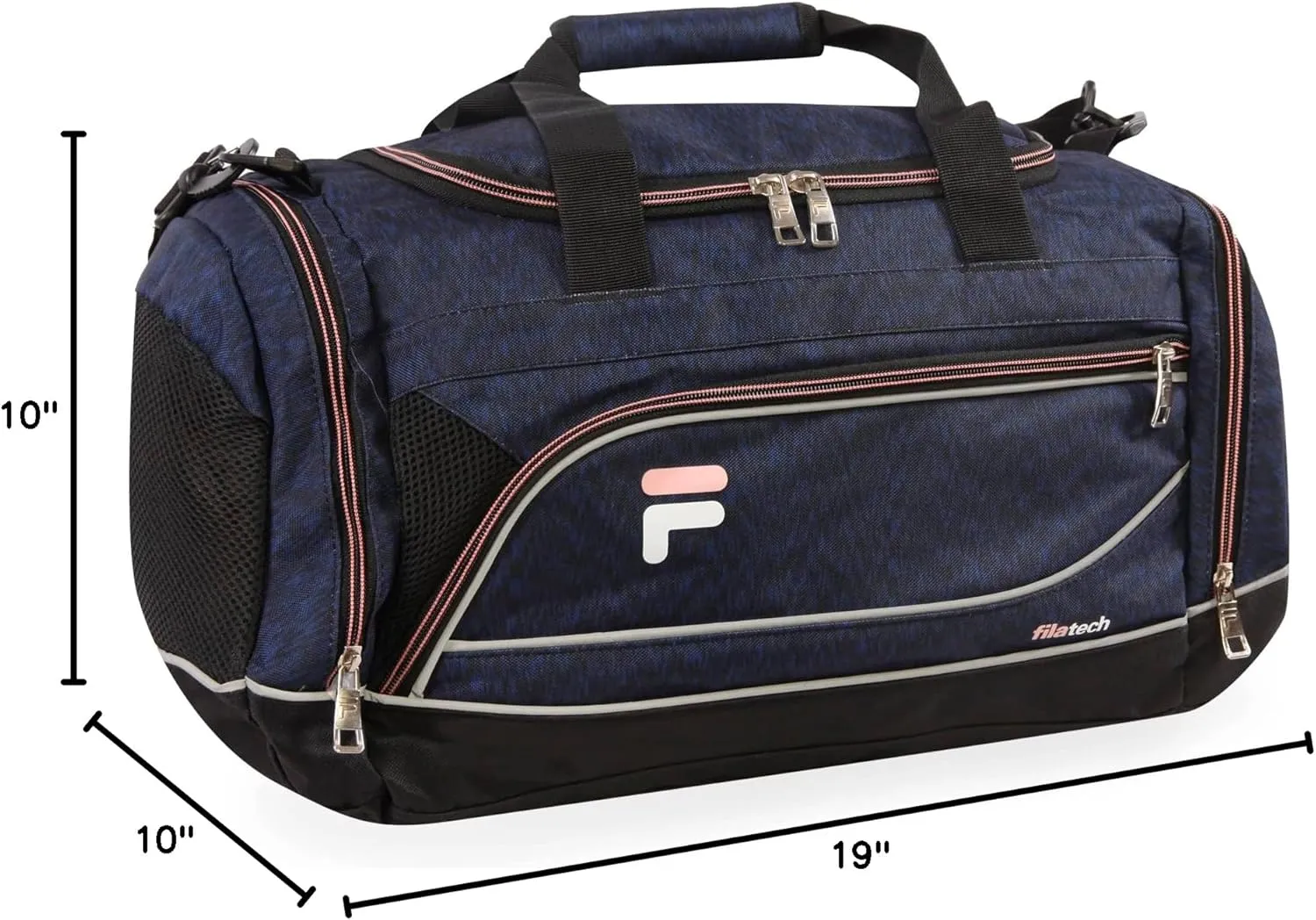 Fila Sprinter 19" Sport Duffel Bag, Black/Teal