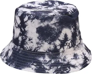 Fuzzy Black Bucket Hat Bucket Packable Beach Mens Side Hats Summer Double Tie-dye Hat Sun Washed Women