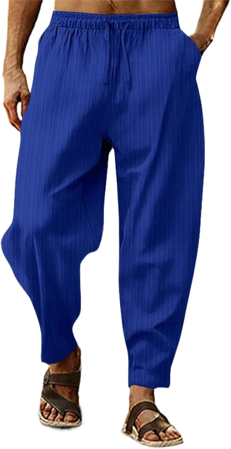 GIERIDUC Men’s Active Athletic Sweatpants Straight Fit Chinos Pants Men Mens Slim Fit Corduroy Jeans Best Mens Cord Trousers
