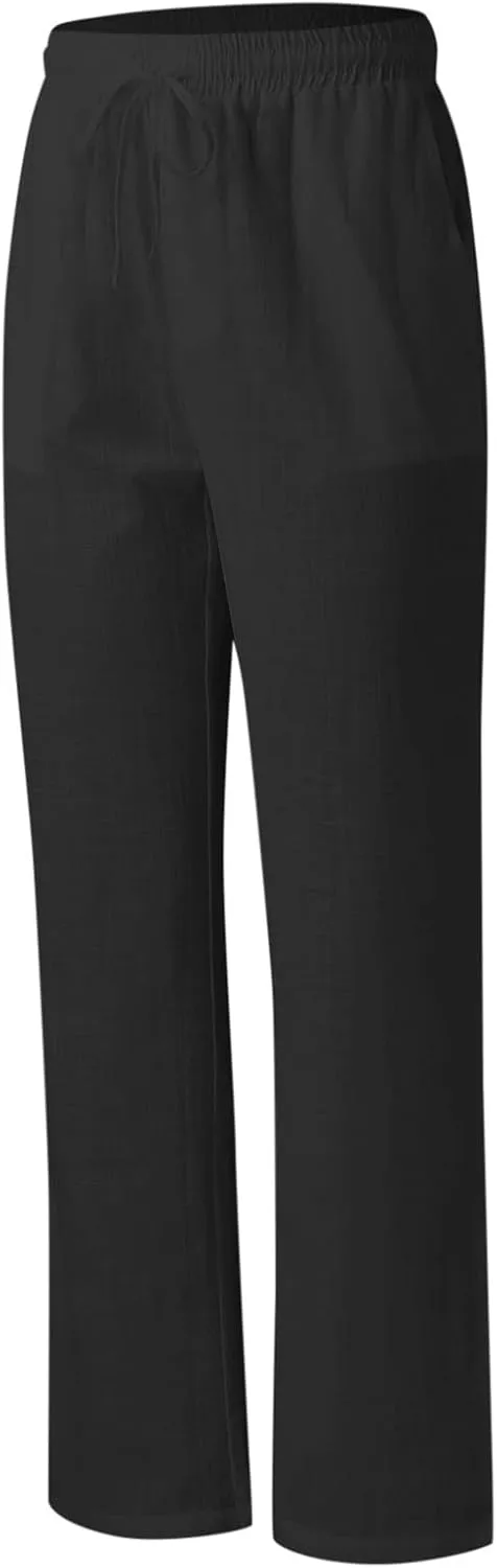 GIERIDUC Men's Drawstring Waist Cargo Pants Mens Cargo Shorts Size 33 Waist Mens Long Underwear Pants Fleece Cargo Pants Men