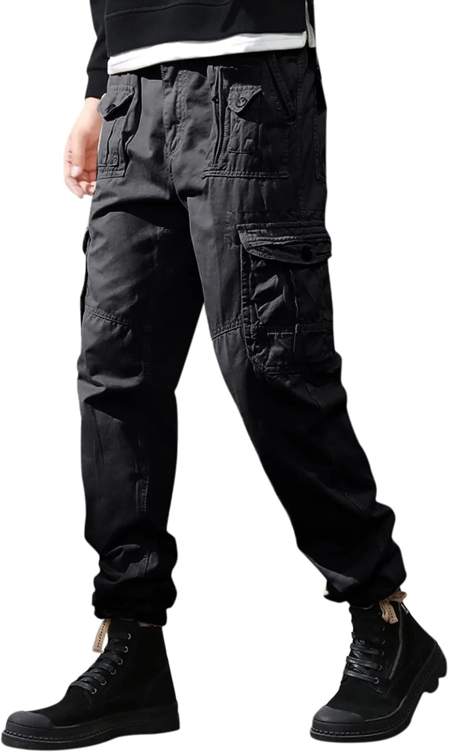 GIERIDUC Polka Dots Dress Pants for Men's Mens Sweat Pants Elastic Bottom Mens Checkered Dress Pants Basketball Sports Cards