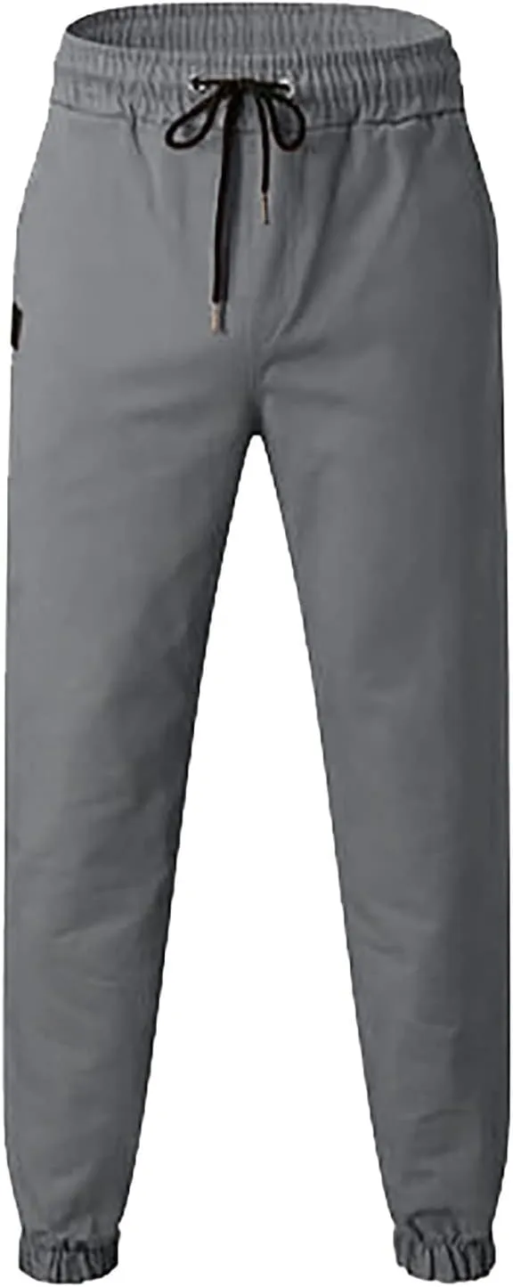 GIERIDUC Straight Leg Cargo Pants for Mens Navy Blue Dress Pants Slim Fit Light Gray Dress Pants Mens Mens High Waisted Pants