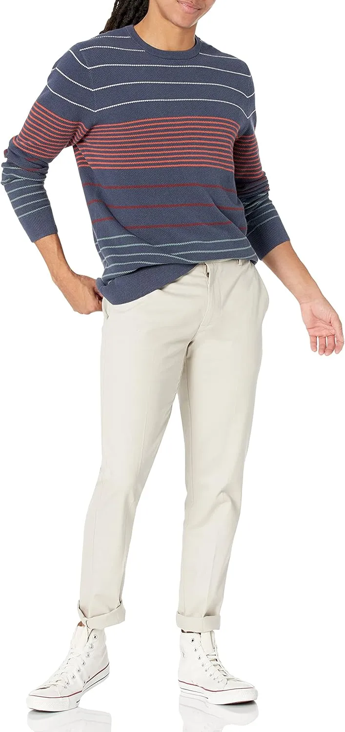Goodthreads Men's Soft Cotton Crewneck Jumper (Available in Tall)