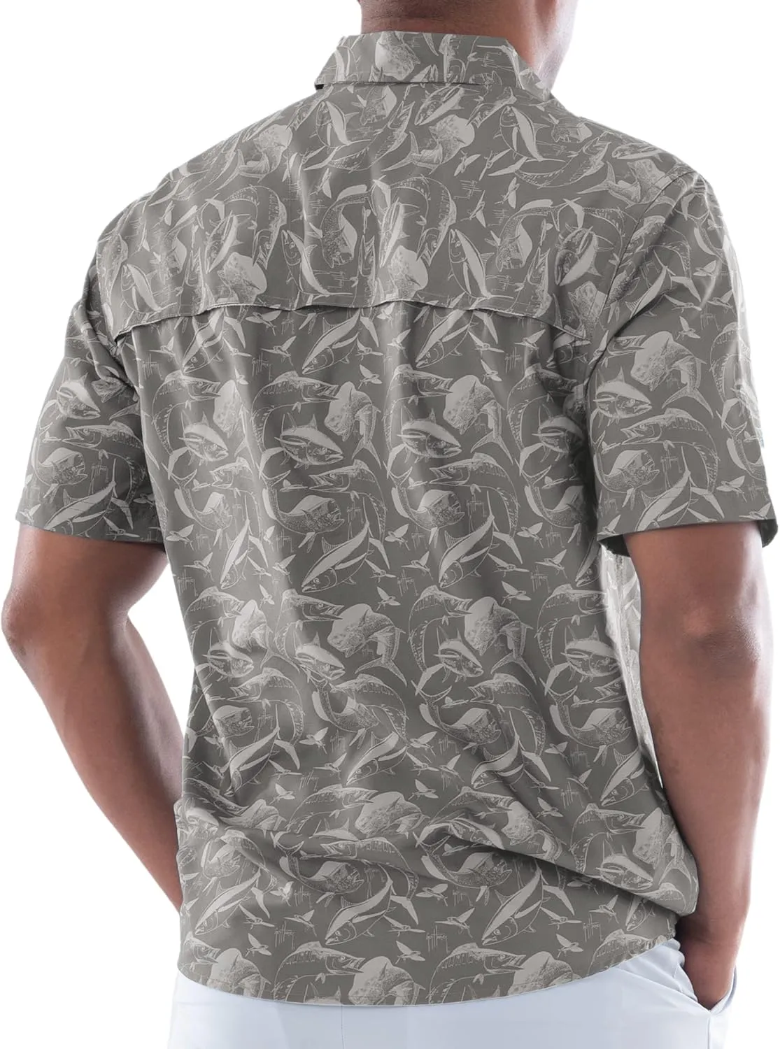 Guy Harvey Men's Short Sleeve Performance Fishing Shirt