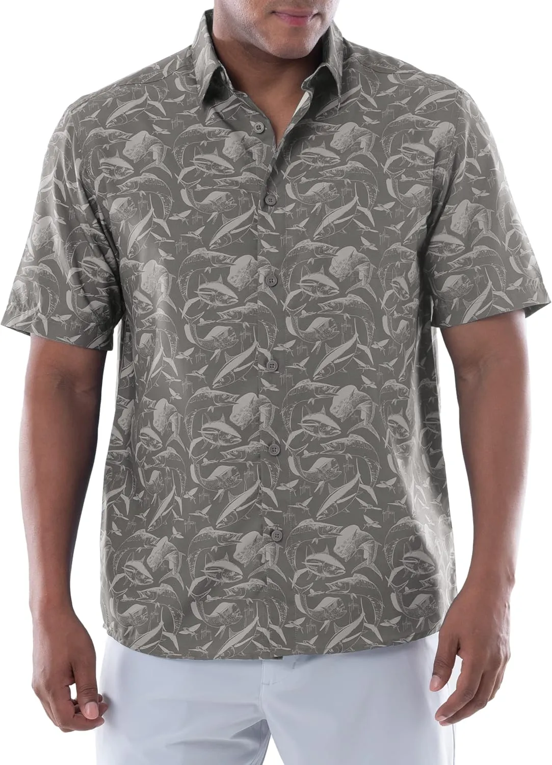 Guy Harvey Men's Short Sleeve Performance Fishing Shirt
