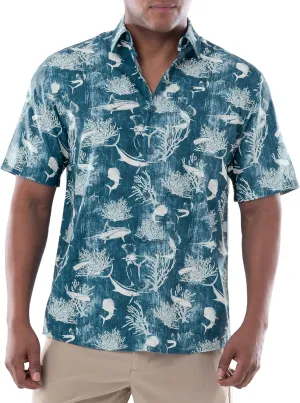 Guy Harvey Men's Short Sleeve Performance Fishing Shirt