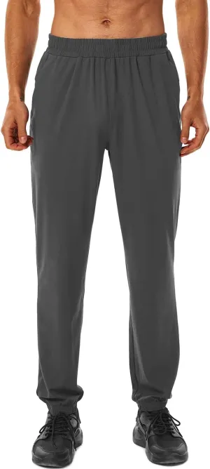 HOdo 34"/36" Long Inseam Tall Mens Joggers Cuffed Sweatpants Baggy Workout Pants Zipper Pockets