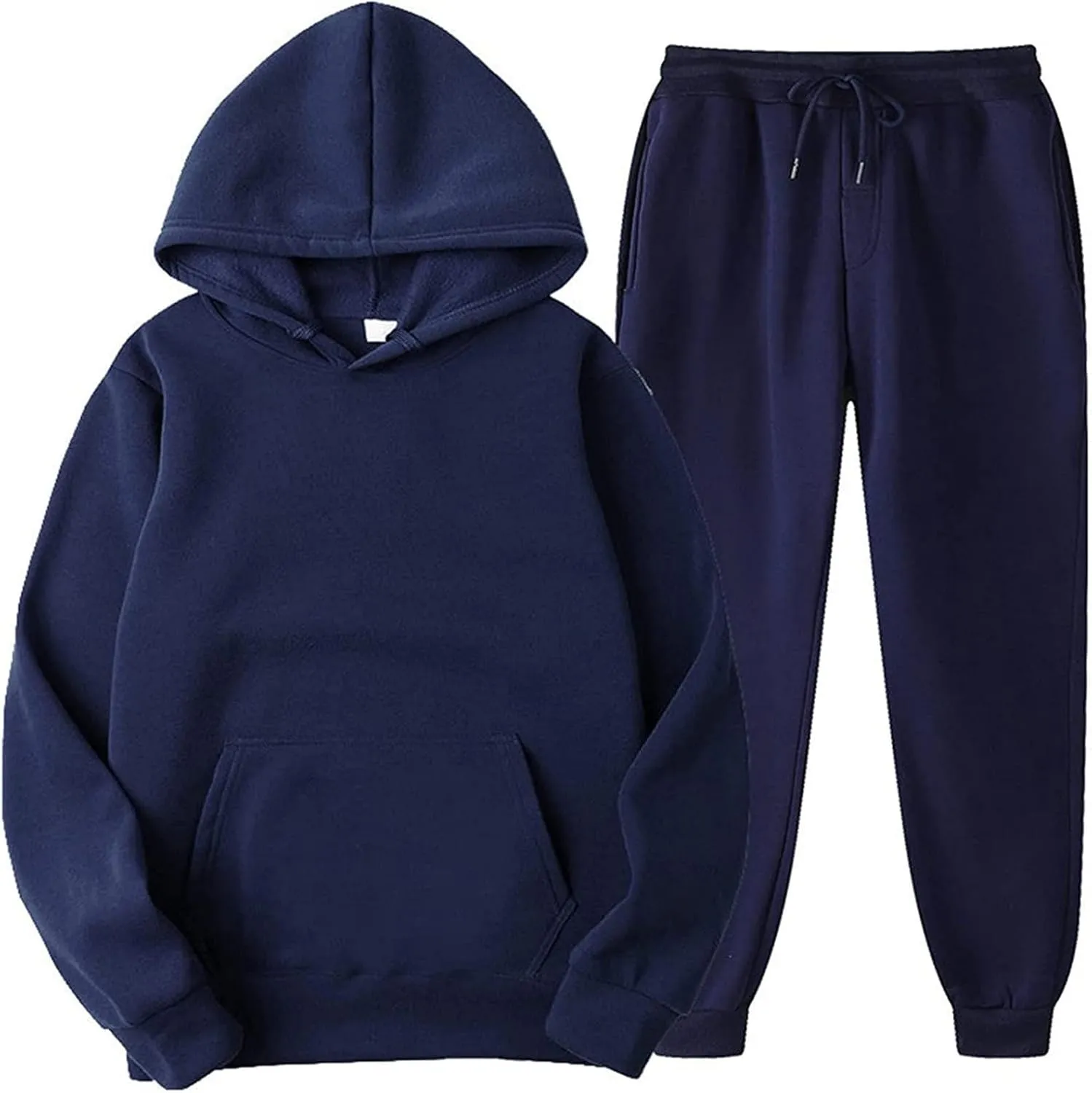 Joggers for Men 2 Piece Set Hoodies Sweatsuit Sets Casual Jogging Athletic Suits Hoodie Sweatsuits with Pocket