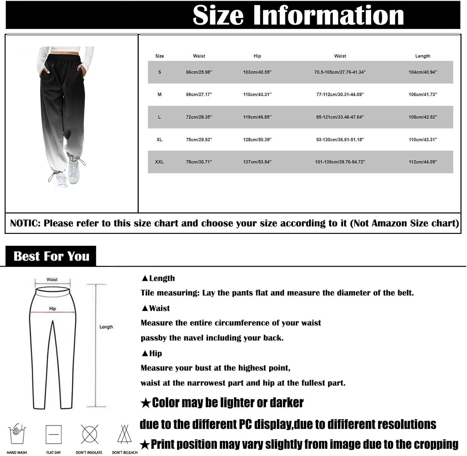 Joggers for Women 2024 Elastic Waist Straight Leg Cuffed Pants Casual Work Office Tapered School Slacks with Pockets
